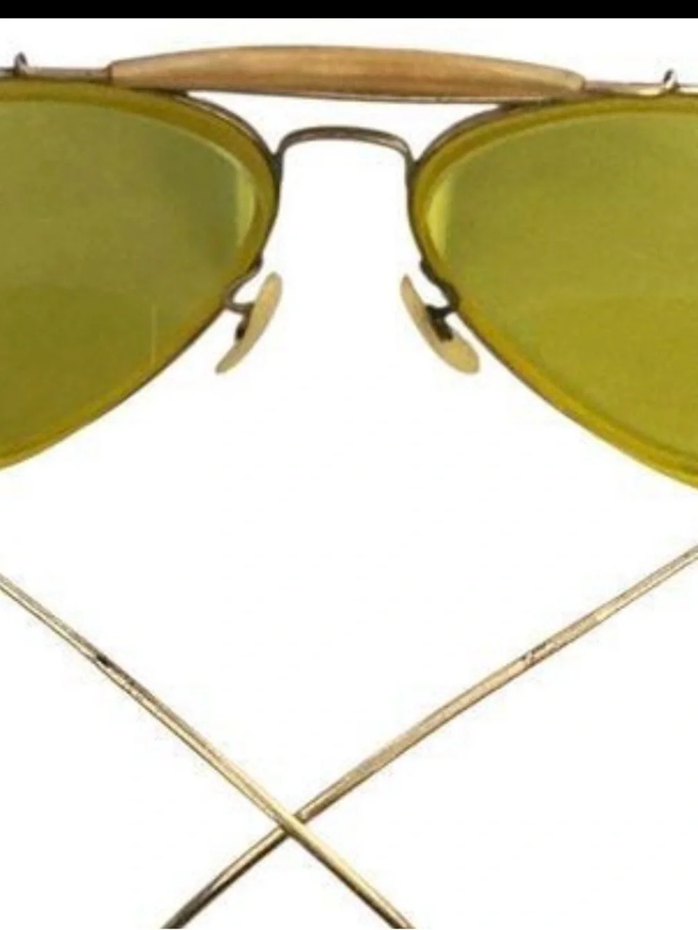 Vintage Tinted RayBan Metal Frame Sunglasses -prescription**
